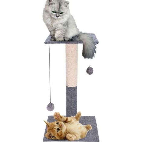 Cats-Collection Graffiato moderno grigio e beige 60 cm