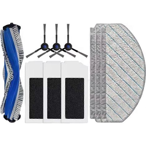 Filtre pour aspirateur brosse pour aspirateur Filtre de brosse pour aspirateur filtre de 10PCS Ecovacs Debot N20 / Plus N20 Pro Plus Aspirateur pièce détachée Aspirateur Brosse Filtre Serpillière Clot (1/5)