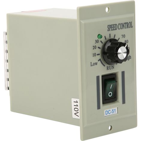 Contrôleur de vitesse pour petit moteur CC à aimant permanent de type DC-51, entrée 110 V, tension de sortie CC 0-110 V (1/4)