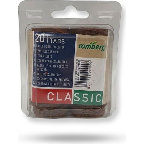 Lot de 20 - ROMBERG - Pastilles de coco - 80g - Enrichies en oligo-éléments - Idéal semis - Voir photos (1/4)