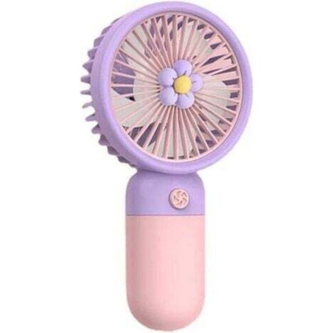 Mini Ventilateur Portable, Ventilateur Portatif Rechargeable par USB, Petits Ventilateurs De Refroidissement Mignons