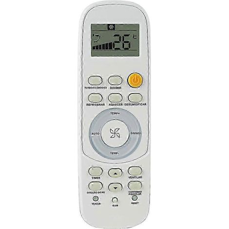Télécommande pour climatiseur Haier Midea Komeco 0010401996 SZRH AC (1/5)