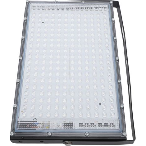 Projecteur UV 395 nm 50 W étanche IP66 pour extérieur, haute puissance, idéal pour les soirées fluo, le séchage de colle, de résine et de peinture. Prise UE 220 V.