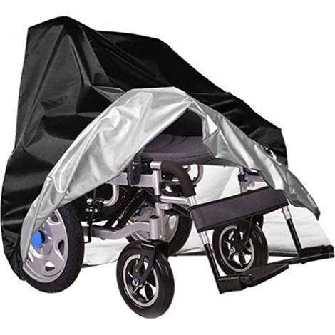 Housse de Protection Fauteuil Électrique Fauteuil Roulant, Noir Oxford Tissu (Taille : 100x75x100cm) (1/5)