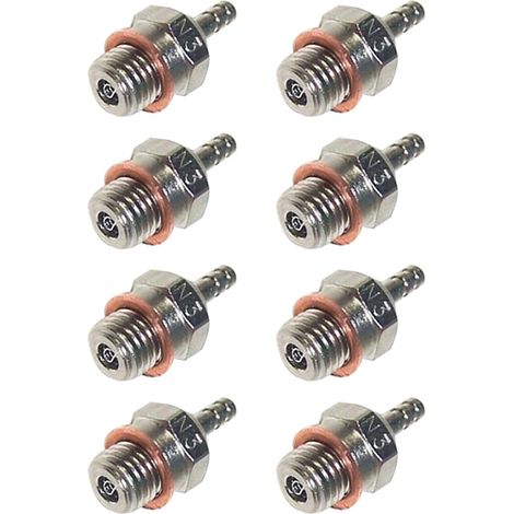 8X N3 Bougie de PréChauffage Spark pour 70117 1/10 1/8 RC Truck Nitro PièCes (1/3)