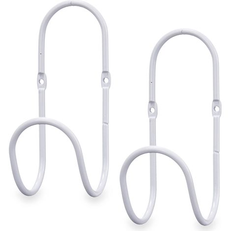 Handtuchhalter, 7 x 6 x 15,5 cm, 2er-Set