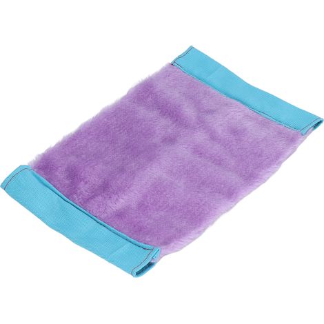 Hamac suspendu douillet pour oiseaux - Nid chaud et portable pour perruches, chinchillas et sugar gliders - Violet