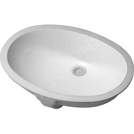 Duravit Santosa - Lavabo avec trop-plein, diamètre 510 mm, blanc 0466510000 (1/3)