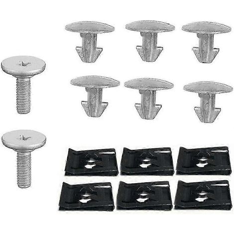 14 vis de fixation inférieures pour cache-moteur, vis de fixation du pare-éclaboussures et clip d'accès, pour Honda Accord Civic 90674-TY2-A01 EK (1/5)
