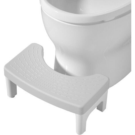 (gris) Tabouret de toilette pour adulte, tabouret pour toilettes, aide aux toilettes médicales, tabouret de WC pour adultes, aide à un intestin sain (1/5)