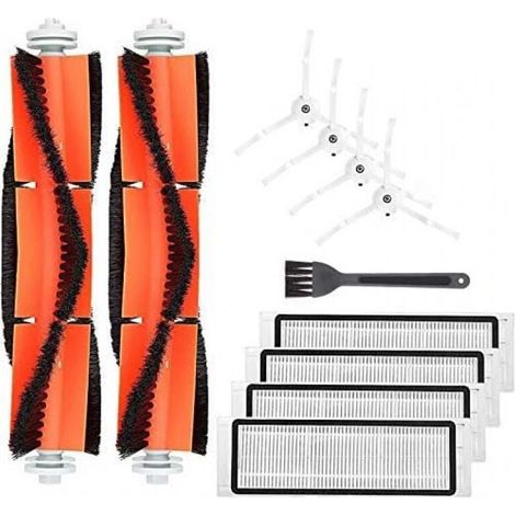 11-teiliges Ersatzzubehör für XIAOMI MI Roboterstaubsauger, Staubsaugerzubehör, Roboter Roborock S5MAX S6 S50, Ersatzteile, Bürsten und Filter für Staubsauger (1/4)