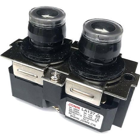 Interrupteur à bouton-poussoir pour palan électrique LA137‑A 16A 220V, marche/arrêt, étanche, commande directe ( ) (1/5)