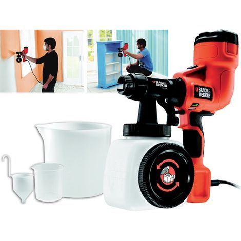 Pistola a spruzzo elettrica compatta BLACK+DECKER HVLP200