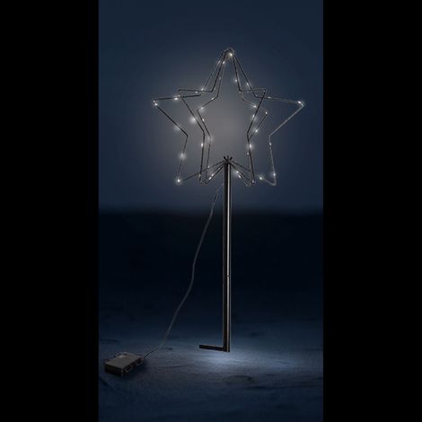 LED 3D - Stern mit 52LEDs warmweiß-DLK087