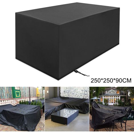 Funda impermeable para muebles de patio: funda para sofá y silla de exterior, resistente a la lluvia y la nieve, a prueba de polvo para jardín. (1/5)