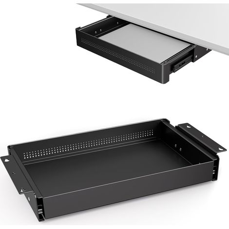 Tiroir de Rangement sous Bureau 400mm de large,Charge Max 8 kg (1/5)