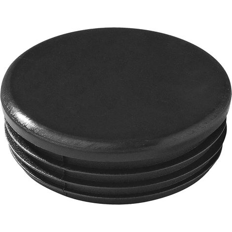 Embout ø60mm – Cache tuyau en plastique noir – Pour tube rond – Usage professionnel en milieu humide – Proplus