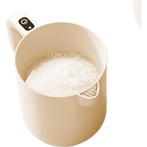 Batteur à œufs électrique (blanc), intégrant les fonctions de mélange, de batteur et de remuage  Bol à riz de 1 litre (1/4)