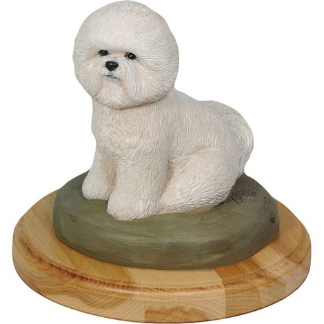 West Highland White Terrier, Westie - statuette peinte, figurine, réalisée par un artiste, marque Art-Dog (1/3)