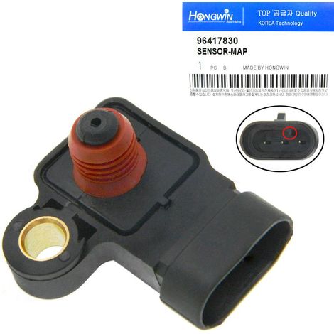 Capteur de pression d'admission 96417830 25484082 compatible avec les pièces automobiles Chevrolet Daewoo (1/5)