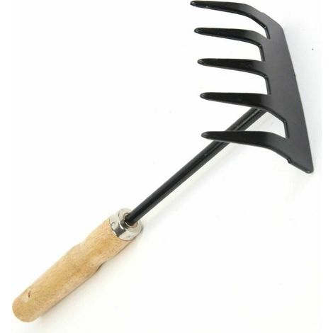 Rateau a fleurs en acier jardin tire racine grattoir griffoir herbe binette griffe outil râteau