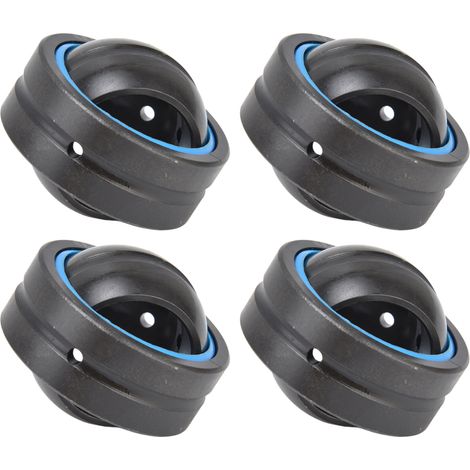 Lot de 4 Roulements Sphériques Radiaux GE25ES-2RS, Kit d'Accessoires pour Équipements, Coussinets à Gorge Profonde, Douilles à Billes, 25mm, 2RS, Usage Industriel (1/5)