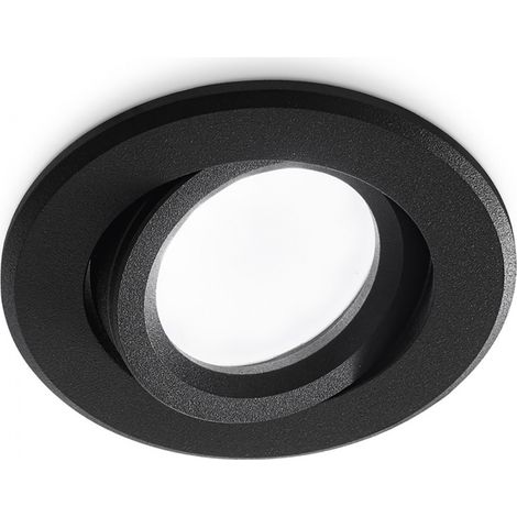 Faretto incasso gea led orim r gfa132 led spot orientabile alluminio nero cartongesso gu10 (1/5)