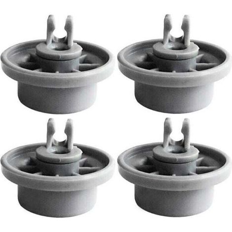 Set di 4 rotelle per cestello inferiore della lavastoviglie, rotelle per lavastoviglie Siemens, Bosch 165314-Crezuo