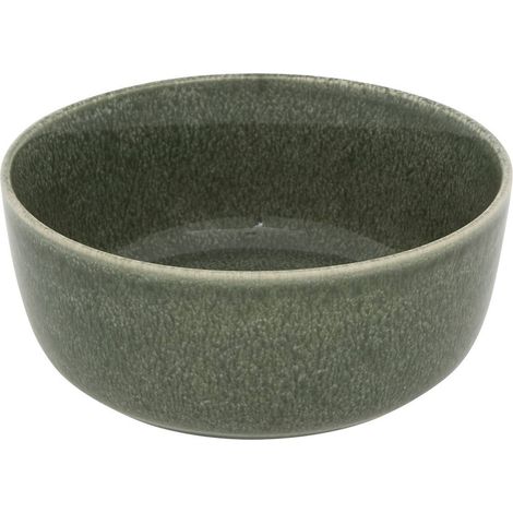 Coupelle Terre inconnue vert Kaki D15xH6,3cm - Atmosphera créateur d'intérieur