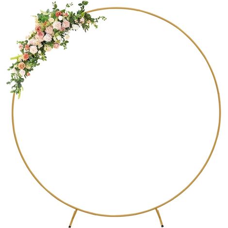 Arche de mariage, 200 cm, dorée, facile à monter (1/5)