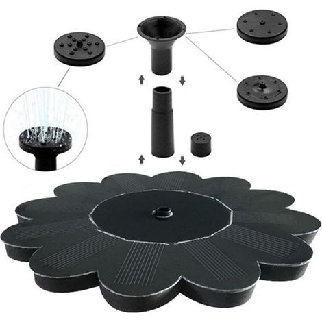 Pompe solaire pour fontaine, panneau solaire pour fontaine 1,4 W 4 (1/5)