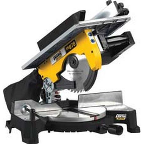 1PZ TRONCATRICE LEGNO CON PIANO SUPERIORE LAMA  MM.250 1800W (TR078)
