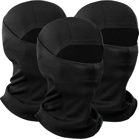 Ensemble de 3 masques de ski — protection intégrale du visage — unisexe — respirant — masque spécial pour le ski en extérieur — sport (1/5)