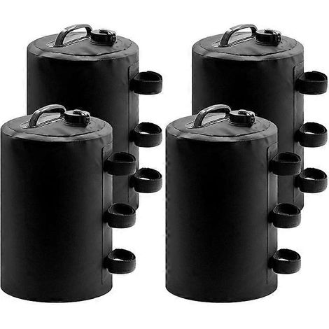 Lot de 4 poids à eau pour auvent (noirs) (1/5)