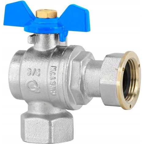 VÁLVULA DE ÁNGULO 1'' CON CONECTOR HEMBRA ESPAÑOL (1/2)