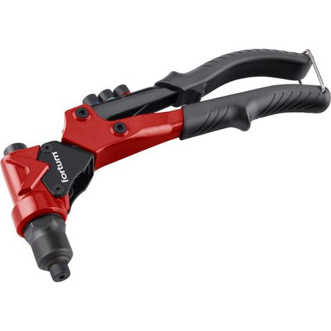 Pinza rivettatrice FORTUM con testa rotante COMBO, per rivetti filettati M3-M6 e rivetti ciechi 2,4-4,8 mm 4770628