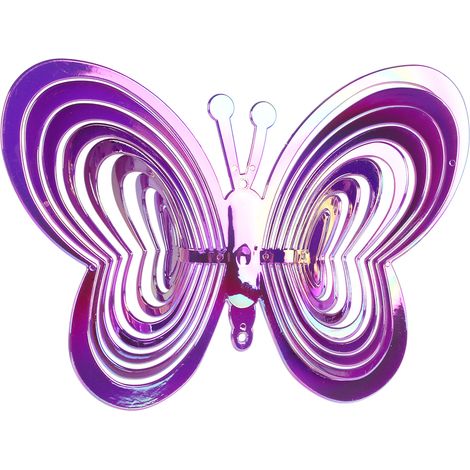 Dévidoir Réflecteur Anti-Pigeons Butterfly 21.2cm ABS Multicolor 37g, Décoration Jardin Durable (1/5)