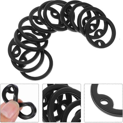 15 silencieux en silicone pour médailles d'animaux de compagnie, anneaux pour colliers, silencieux pour médailles de chien (1/5)