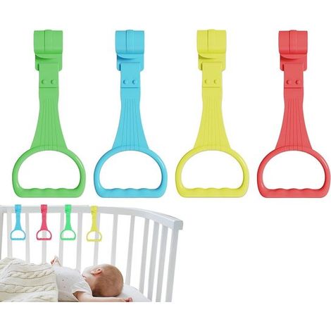 Anneaux d'apprentissage, anneaux de maintien pour tout-petits, aides pour bébés et jeunes enfants, anneaux de maintien pour lit et berceau, amovibles, bandes antidérapantes, L (1/5)