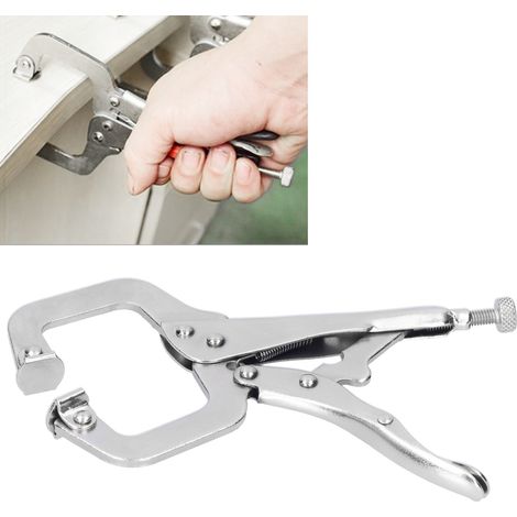 15 cm lange C-förmige Schneidzange, Schnellspannklemme für Holzbearbeitung, Befestigungsklemme, multifunktionales Schweißwerkzeug (1/5)