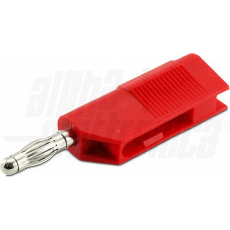 Alpha electronic fiche banane max 32a rouge - 20-114-1