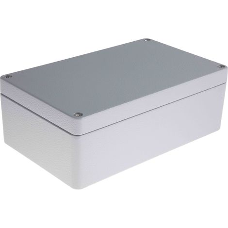 Boîtier RS PRO en Fonte d'aluminium, 260 x 160 x 90mm, Gris IP66 ( Prix pour 1 ) (1/3)