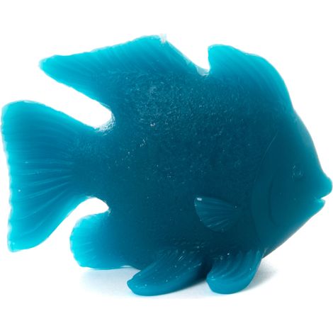 Amadeus - Bougie poisson bleu (lot de 4)