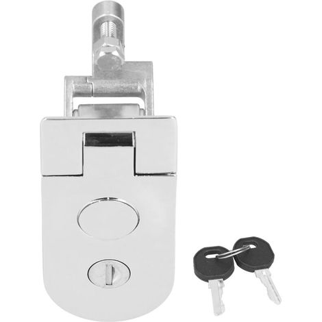 Serrure de Porte de Camping-car, Loquet de Porte de Remorque, Loquet de Porte de Camping-car, Installation Facile en Alliage de Zinc galvanisé pour Camping-car et Yacht (1/5)