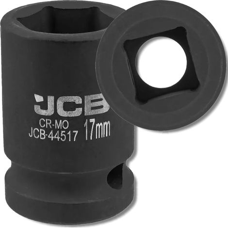 JCB Schlagschrauber-Steckschlüssel 1/2" 17 mm 6-Kant Cr-Mo