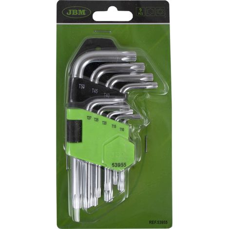 Satz mit 9 kurzen Torx-Schlüsseln JBM53955
