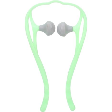 Rouleau massage manuel cou et épaules, outil de massage des points de déclenchement, auto-massage vert, appareil portatif pour soulager les tensions cervicales, lot de 1 (1/5)