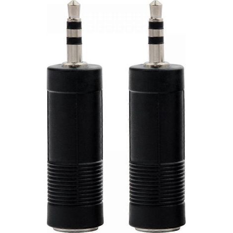 Adaptateur auxiliaire pour casque audio prise jack 3,5 mm vers 6,5 mm (1/4)