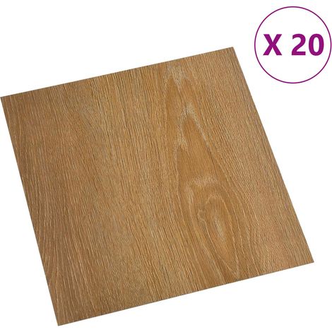 vidaXL Self-adhesive Flooring Planks 30.5 x 30.5 cm 20 pcs PVC Wood (1/4)