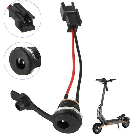 Waterproof plastic cover for the KuKirin G2G3/G4 electric scooter lithium battery charging port (1/5)